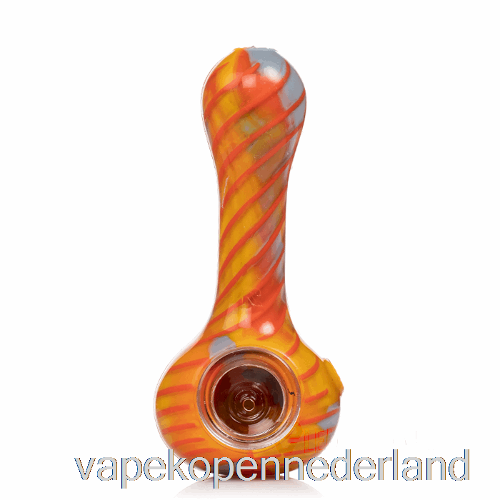 Vape Nederland Eyce Oraflex Spiraalvormige Siliconen Lepel Woestijn (grijs / Oranje / Sunglow)